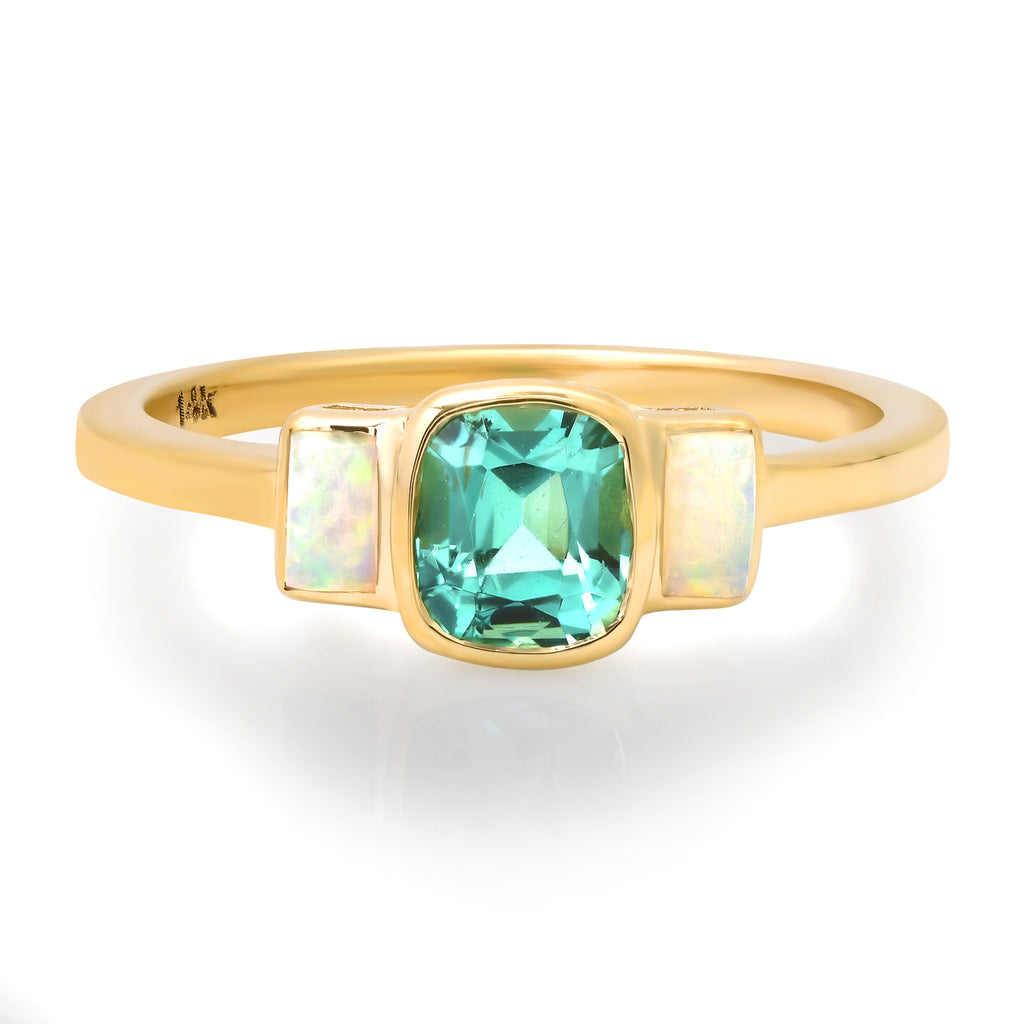 Eli Tourmaline and Opal Ring - Rosedale Jewelry