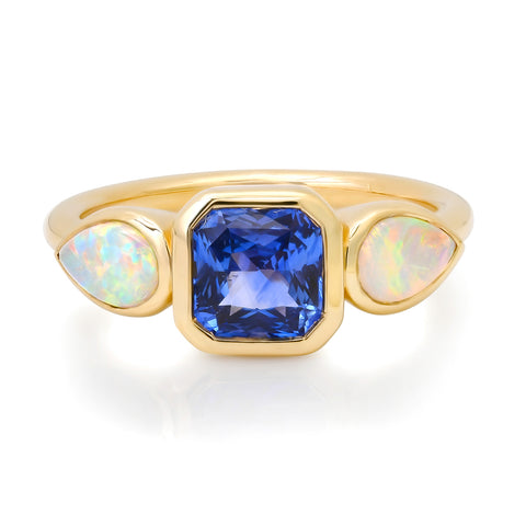 Margo Sapphire Opal Ring - Rosedale Jewelry