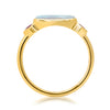 Amelia Opal and Ruby Ring - Rosedale Jewelry