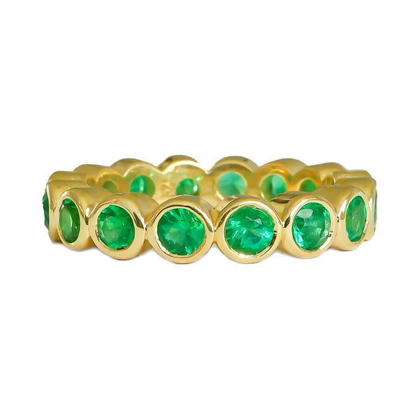 Emerald Eternity Band - Rosedale Jewelry