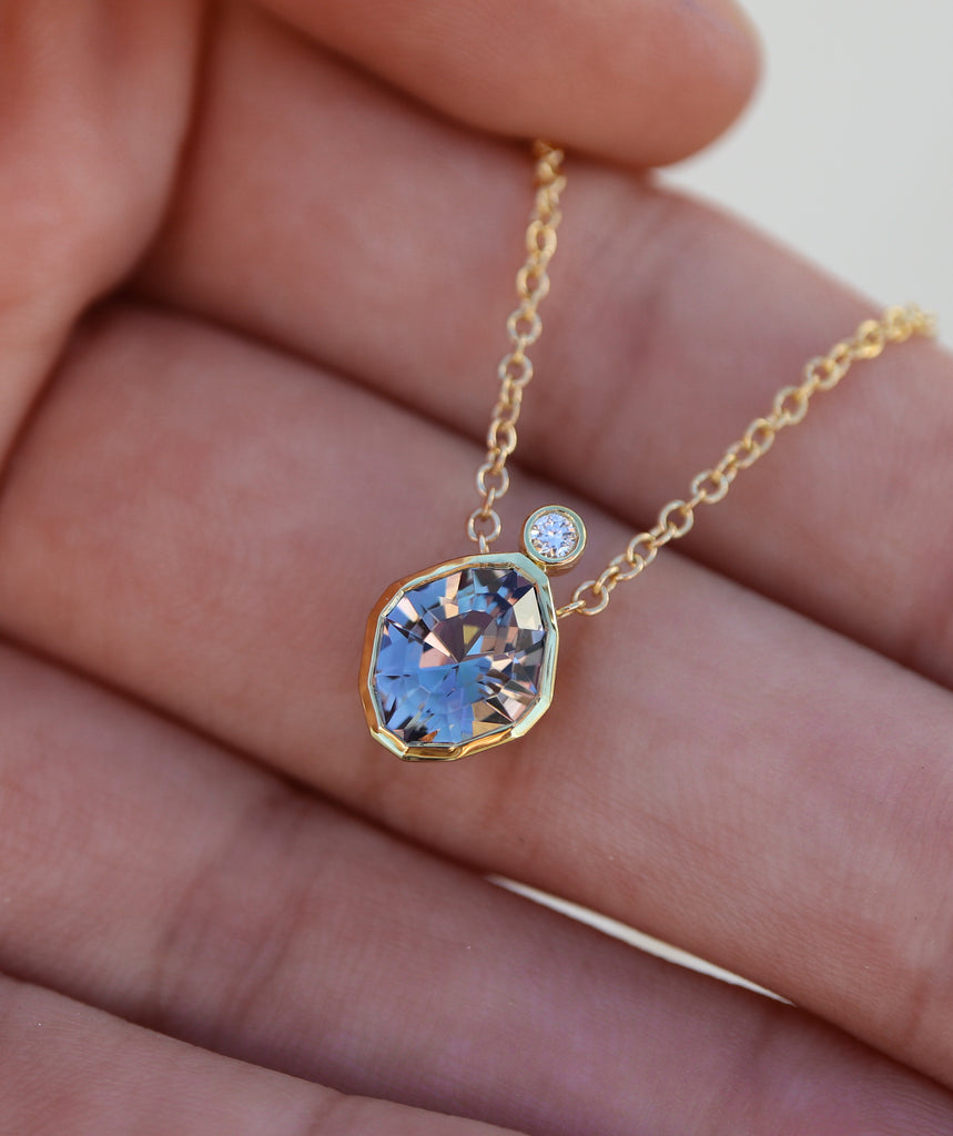 Esmeralda Tanzanite Necklace - Rosedale Jewelry