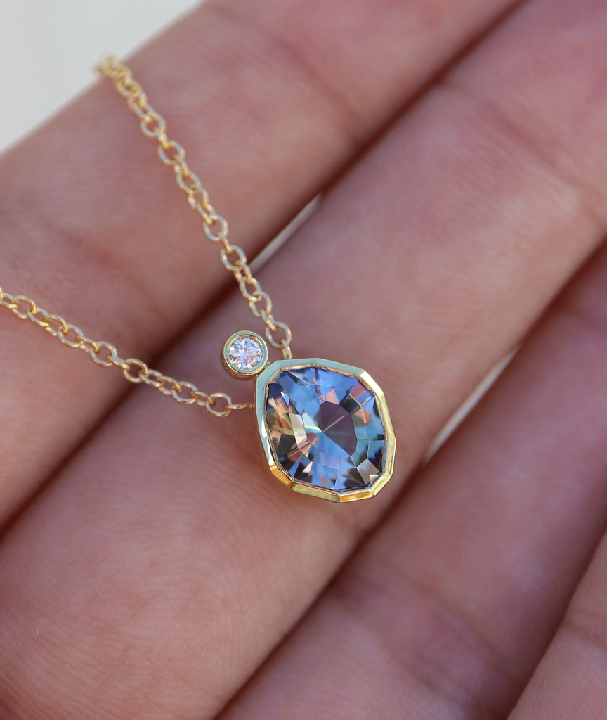 Esmeralda Tanzanite Necklace - Rosedale Jewelry