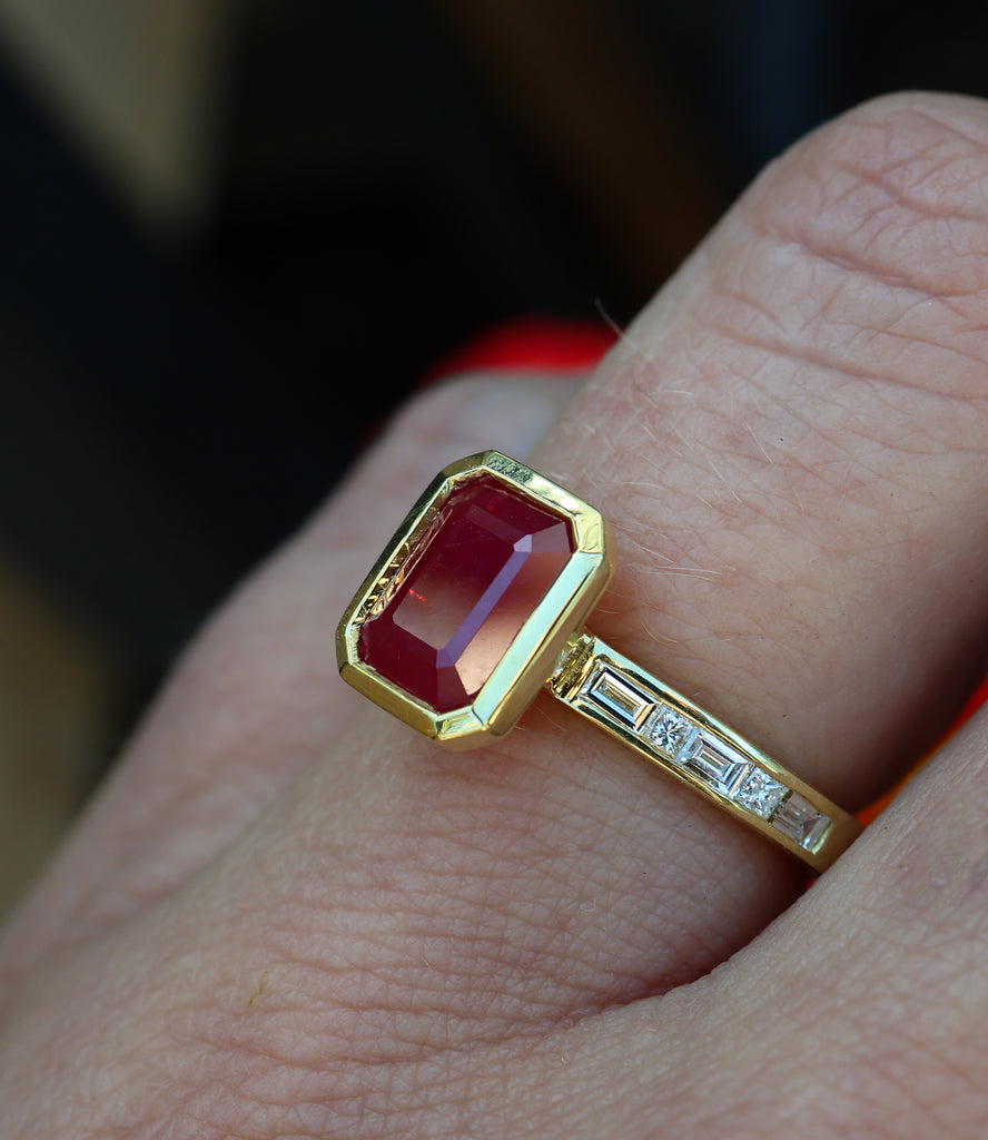 Scarlett Ruby Ring - Rosedale Jewelry