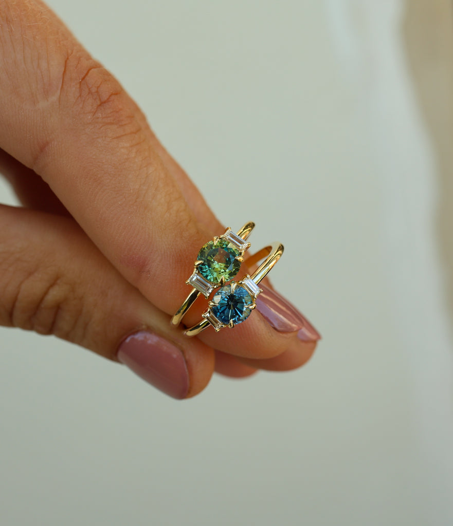 Perla Blue Sapphire Ring - Rosedale Jewelry