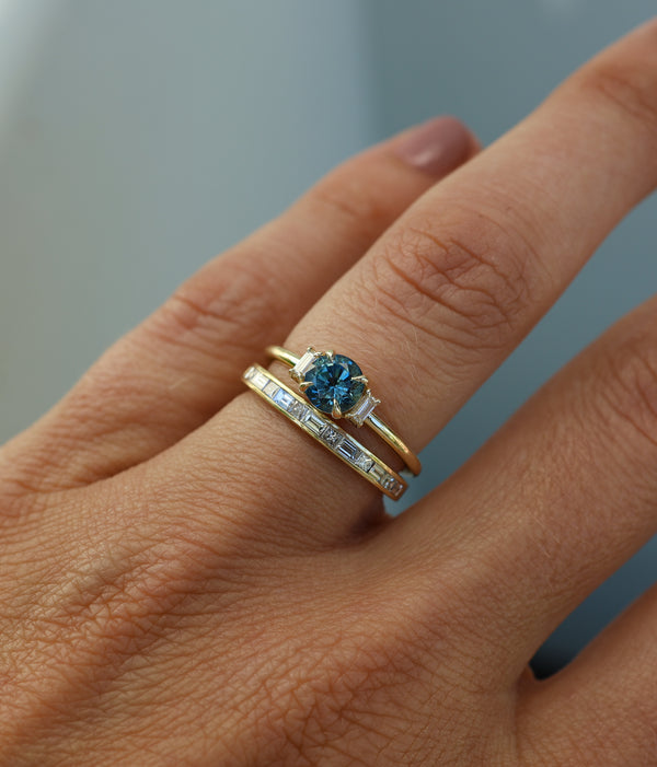 Perla Blue Sapphire Ring - Rosedale Jewelry