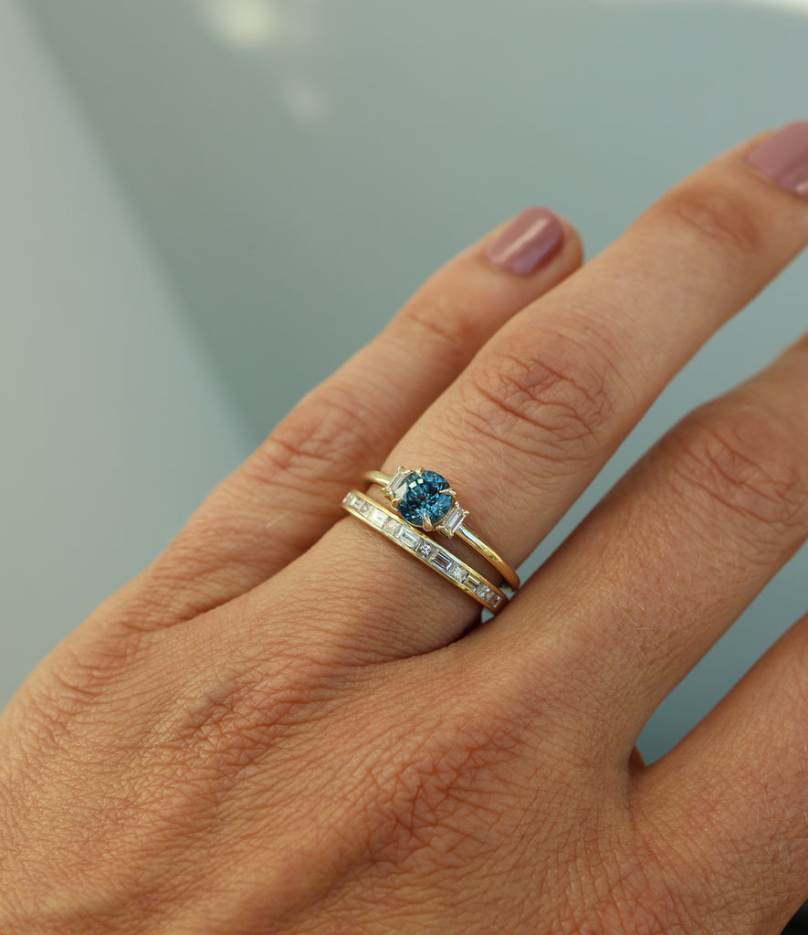 Perla Blue Sapphire Ring - Rosedale Jewelry