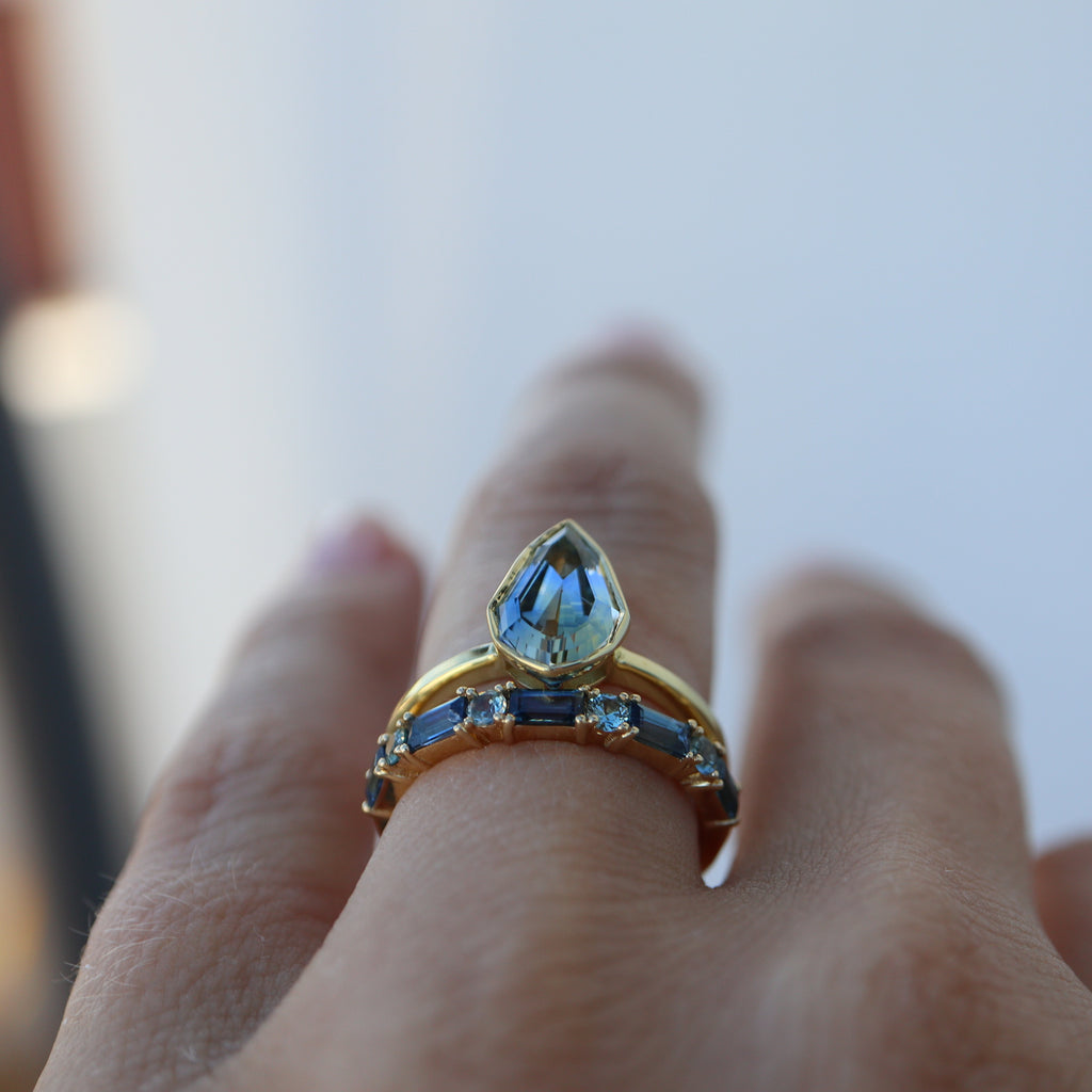 Amaree Sapphire Ring - Rosedale Jewelry