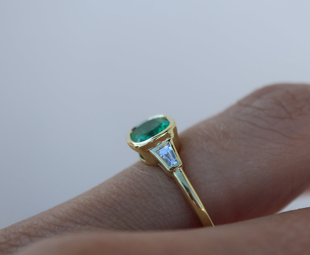 Cyra Emerald Ring - Rosedale Jewelry