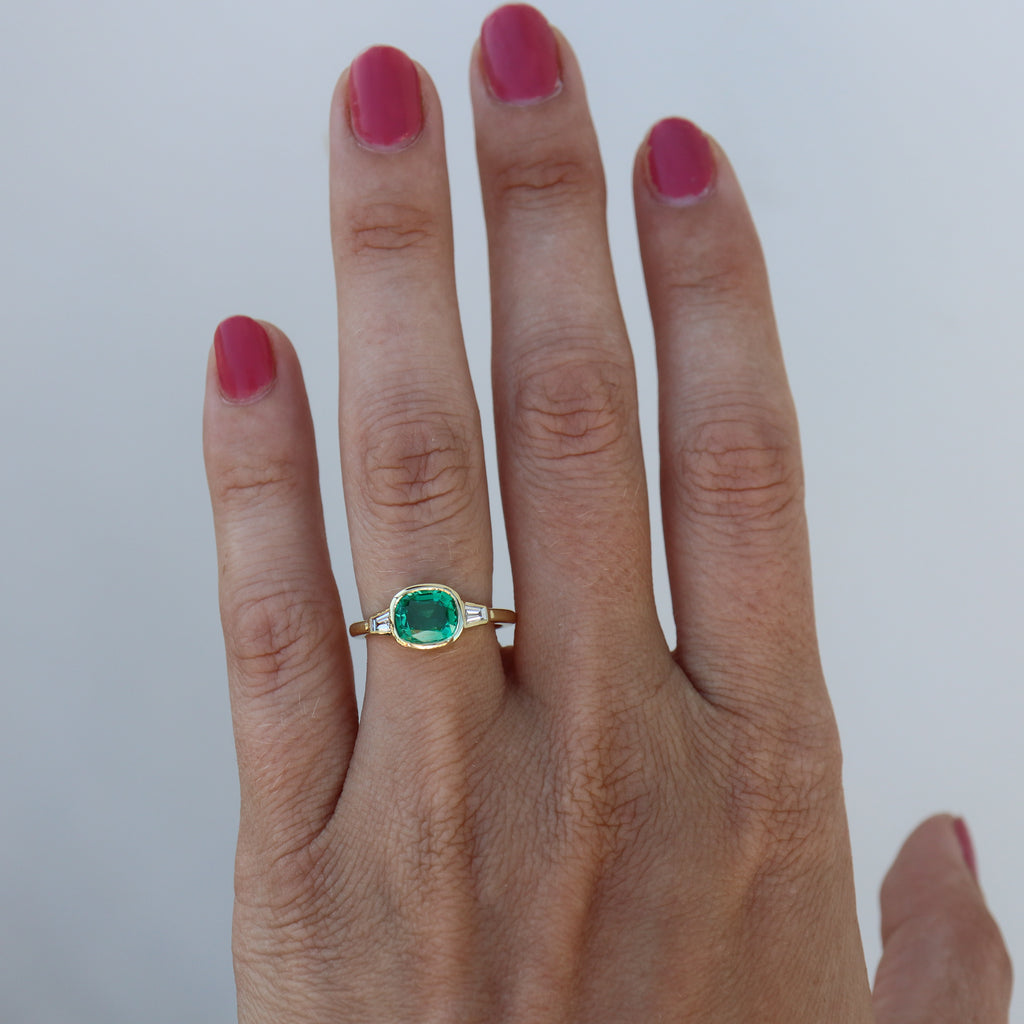 Cyra Emerald Ring - Rosedale Jewelry