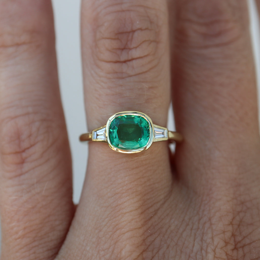 Cyra Emerald Ring - Rosedale Jewelry