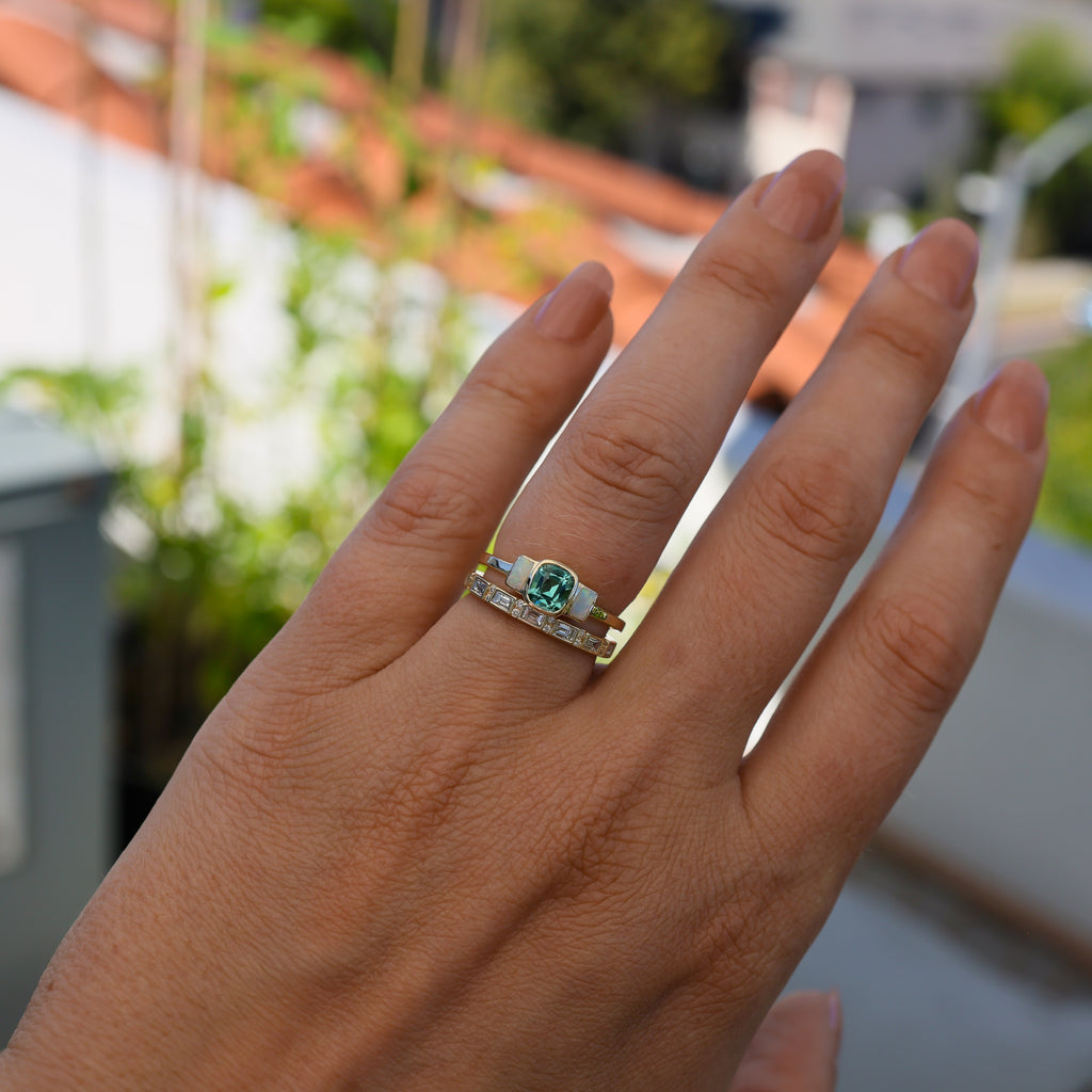 Eli Tourmaline and Opal Ring - Rosedale Jewelry
