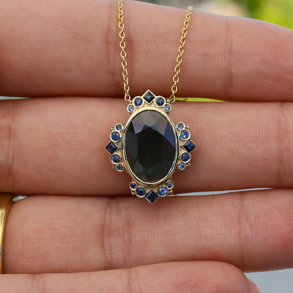 Eden Sapphire Necklace - Rosedale Jewelry