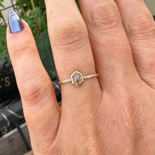 Champagne Diamond Ring - Sample Sale - Rosedale Jewelry