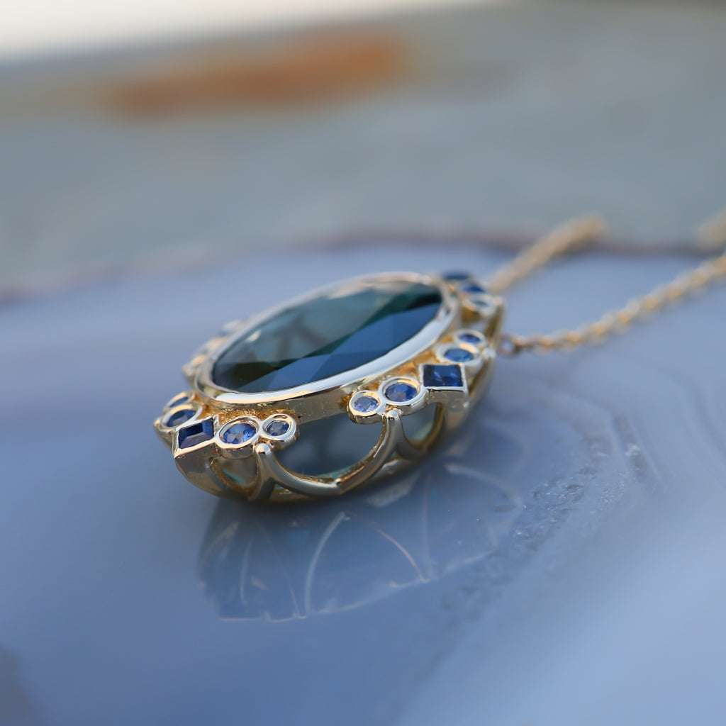 Eden Sapphire Necklace - Rosedale Jewelry