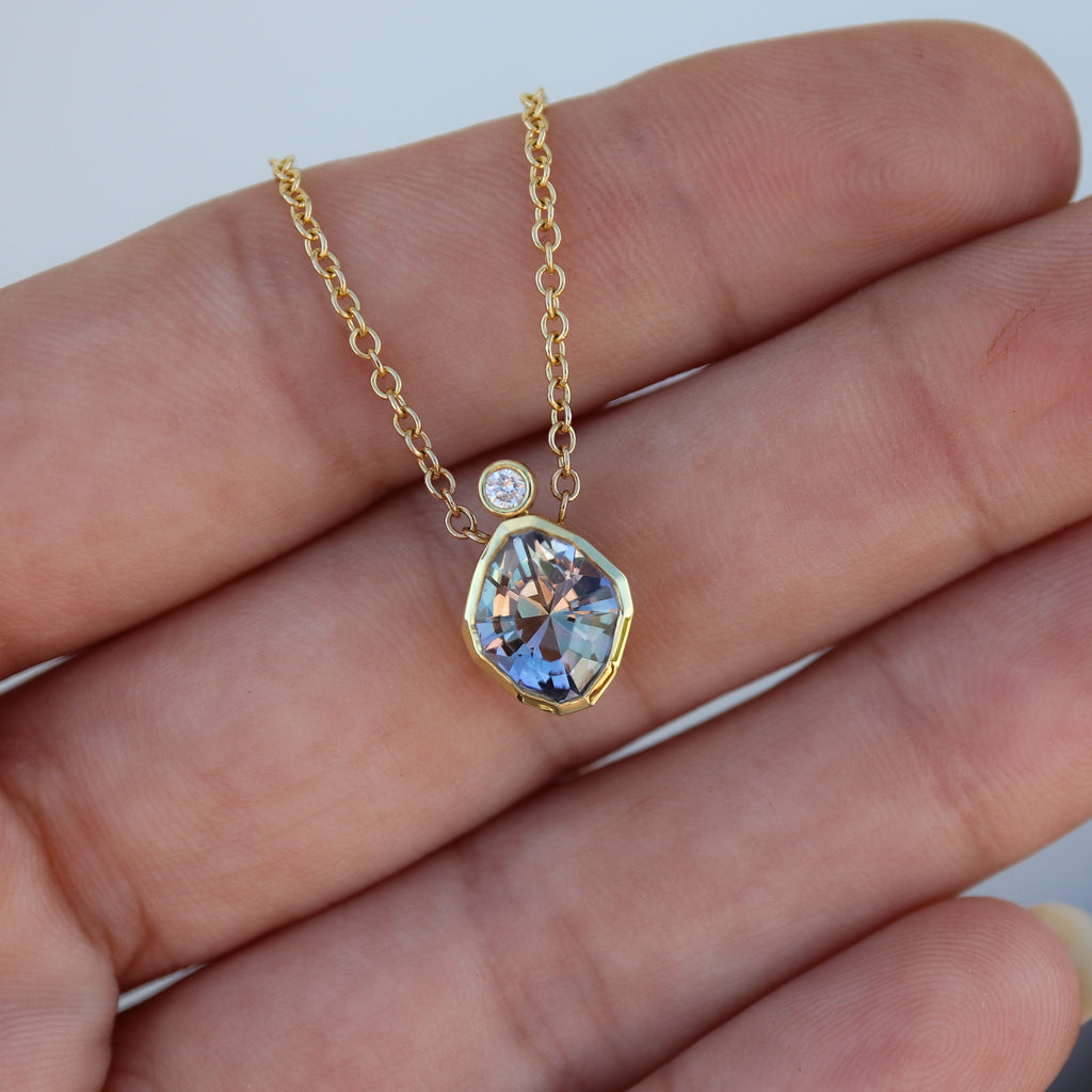 Esmeralda Tanzanite Necklace - Rosedale Jewelry