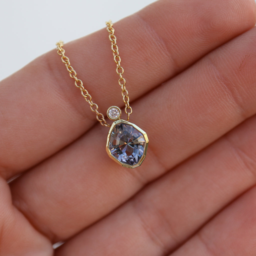 Esmeralda Tanzanite Necklace - Rosedale Jewelry