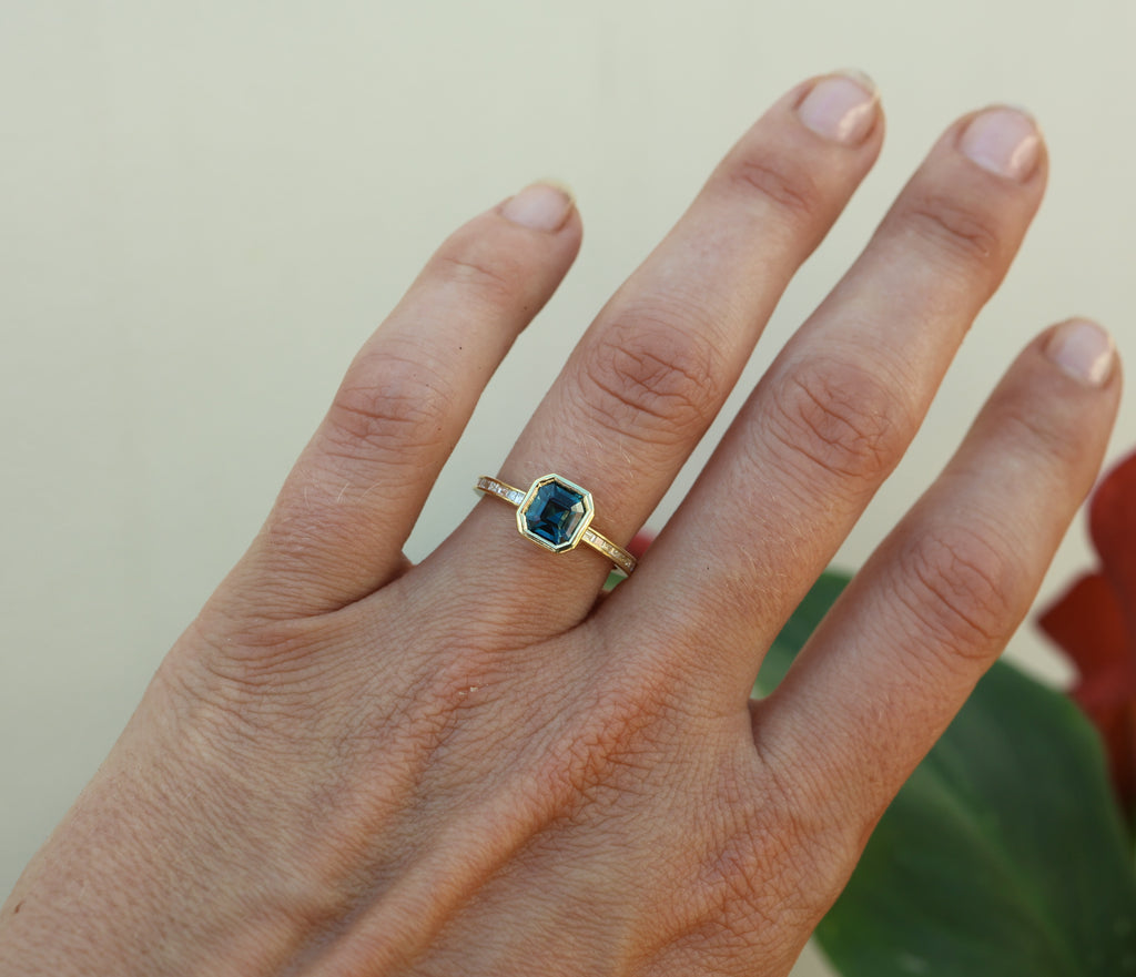 Charlotte Sapphire Ring - Rosedale Jewelry