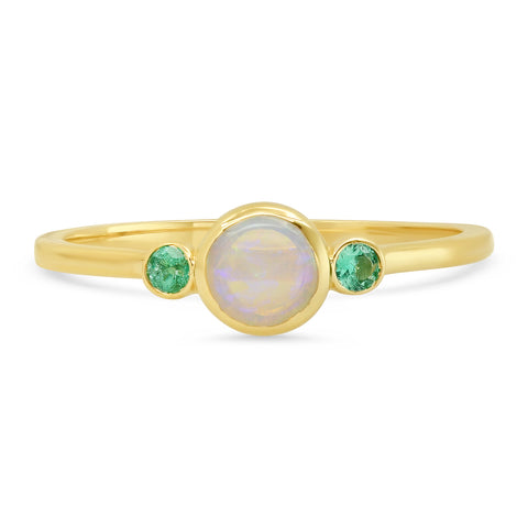 Finn Opal Emerald Ring - Rosedale Jewelry