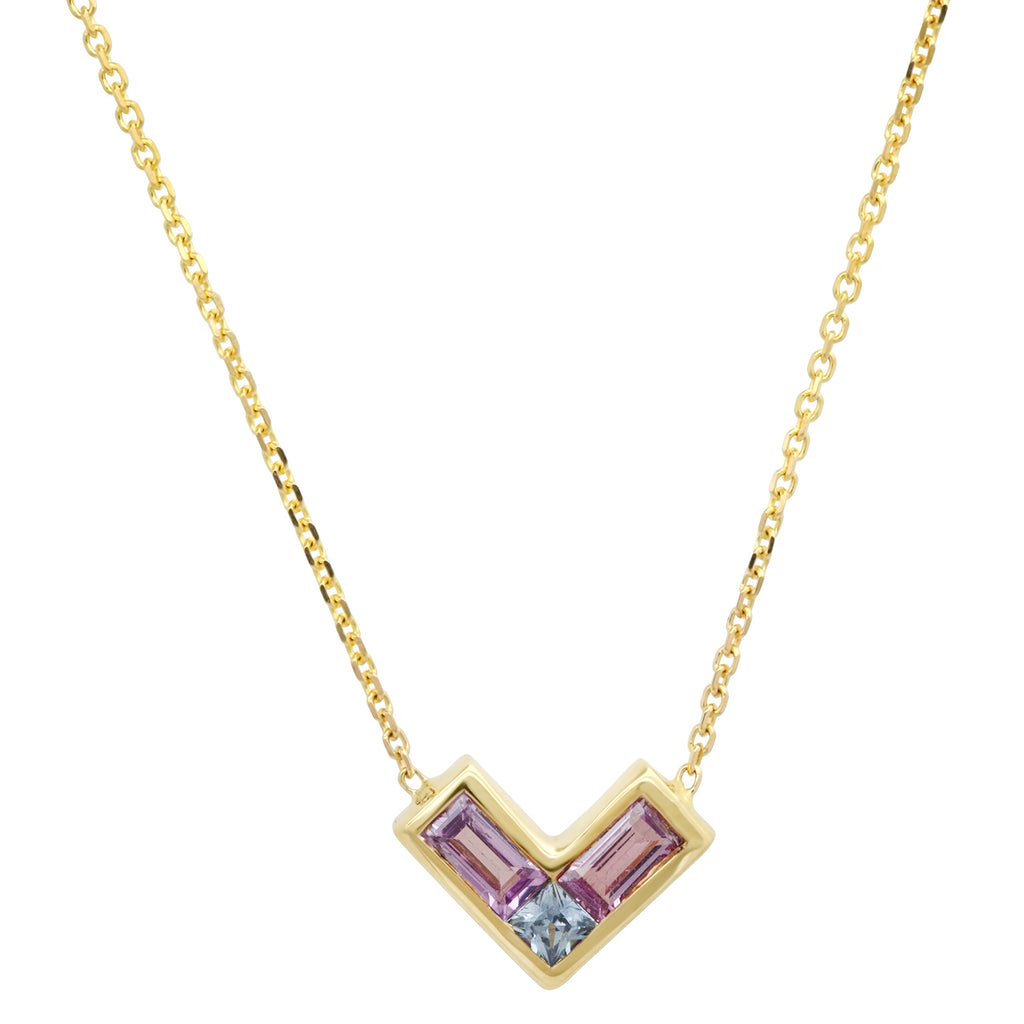 Perspective Sapphire Necklace - Rosedale Jewelry