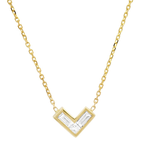 Perspective Diamond Necklace - Rosedale Jewelry