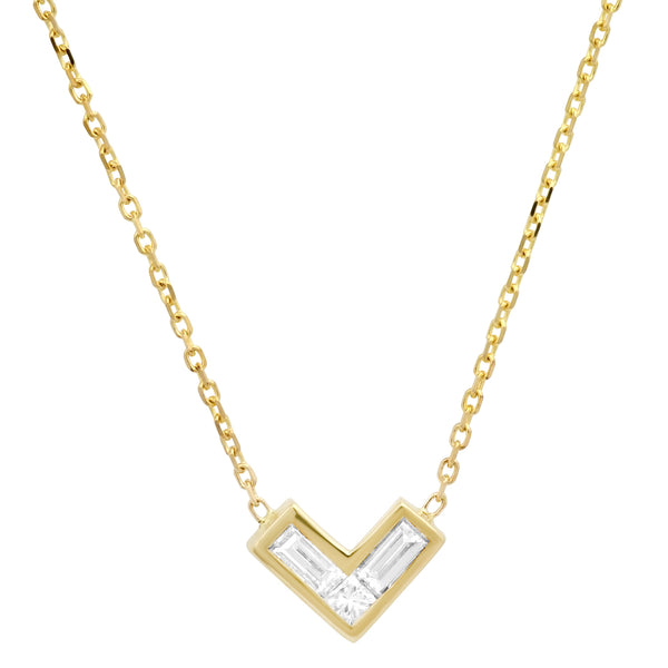 Perspective Diamond Necklace - Rosedale Jewelry