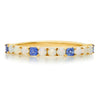 Celestial Opal Sapphire Band - Rosedale Jewelry