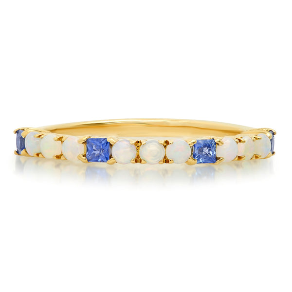 Celestial Opal Sapphire Band - Rosedale Jewelry
