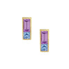 Sapphire Duet Earrings Purple/Blue - Rosedale Jewelry