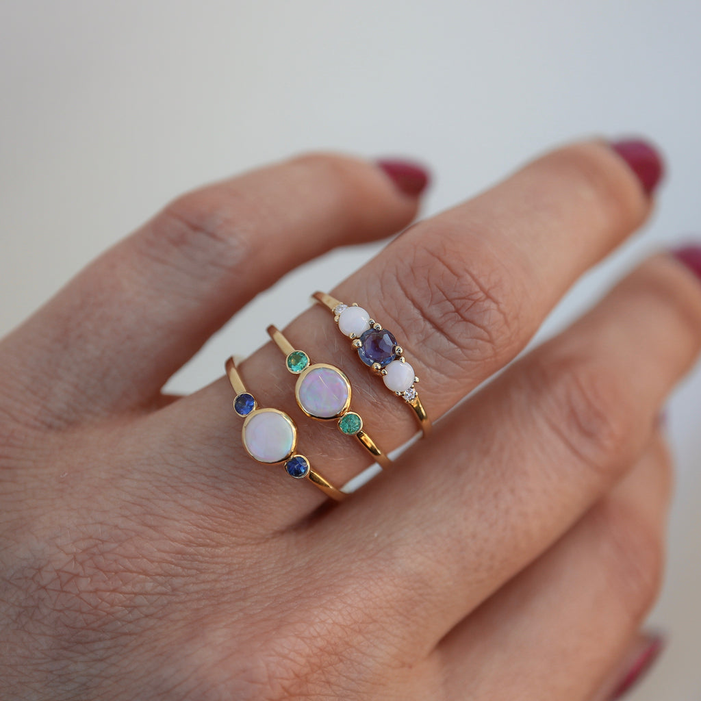Finn Opal Sapphire Ring - Rosedale Jewelry