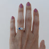 Balance Diamond and Sapphire Ring - Rosedale Jewelry