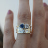 Balance Diamond and Sapphire Ring - Rosedale Jewelry