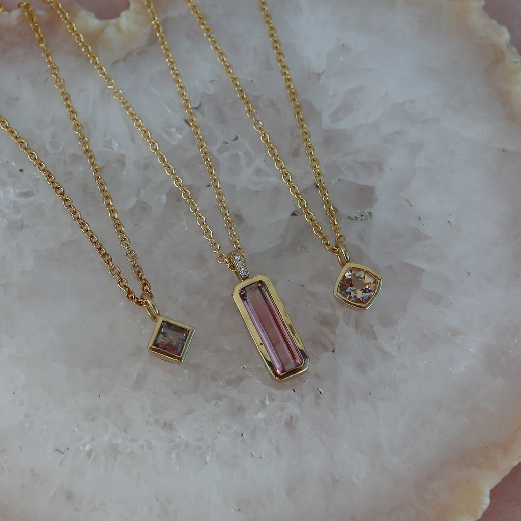 Savannah Tourmaline Necklace - Rosedale Jewelry