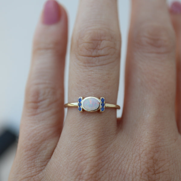 Amplify Opal Sapphire Ring - Rosedale Jewelry