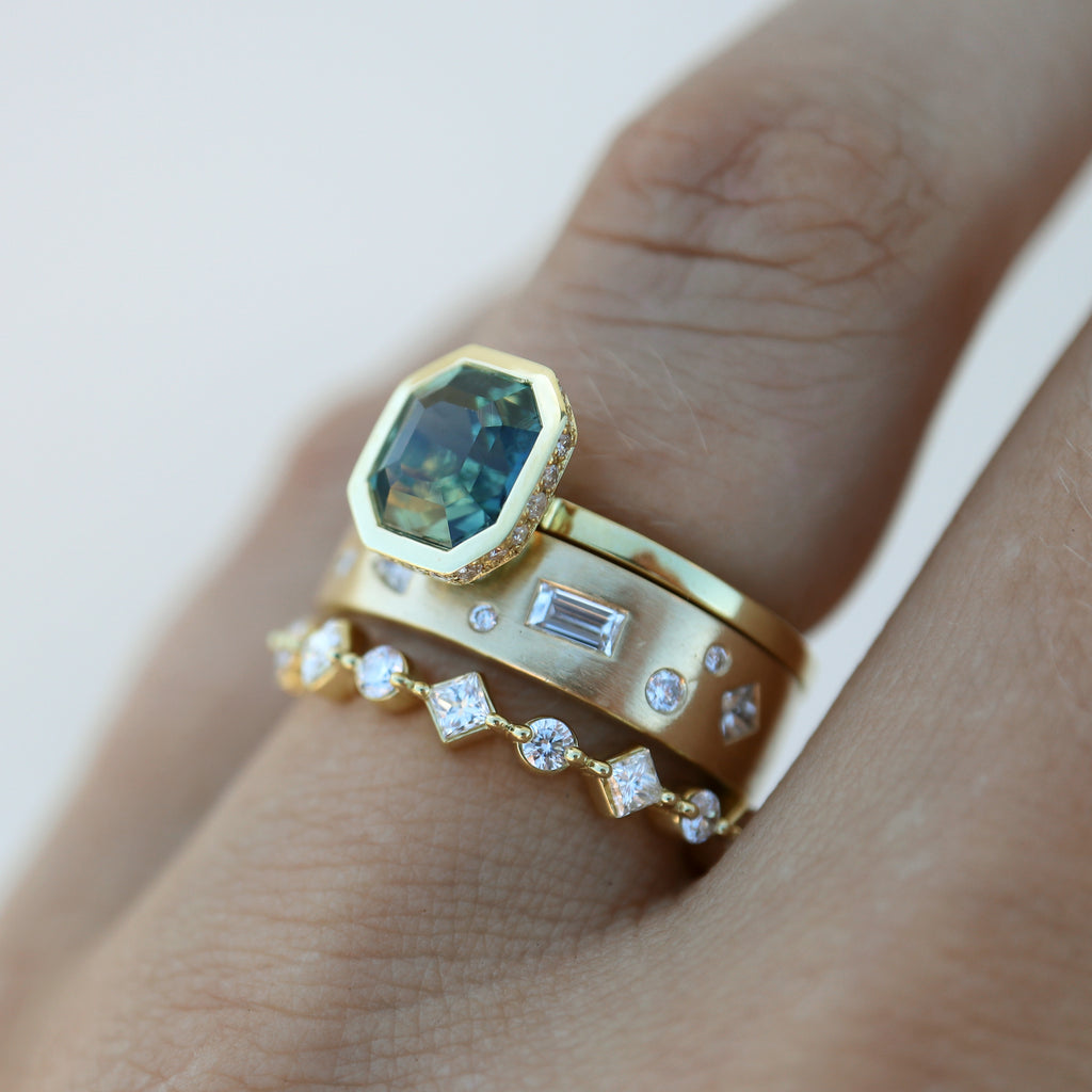 Raya Sapphire Secret Garden Ring - Rosedale Jewelry