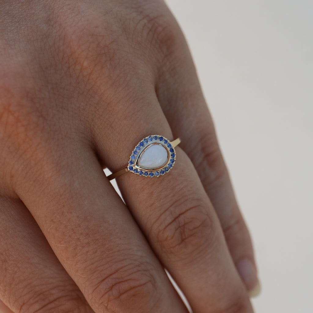 Seraphine Opal Sapphire Ring - Rosedale Jewelry