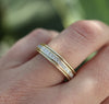 The Twirl Diamond Spinner Ring - Rosedale Jewelry