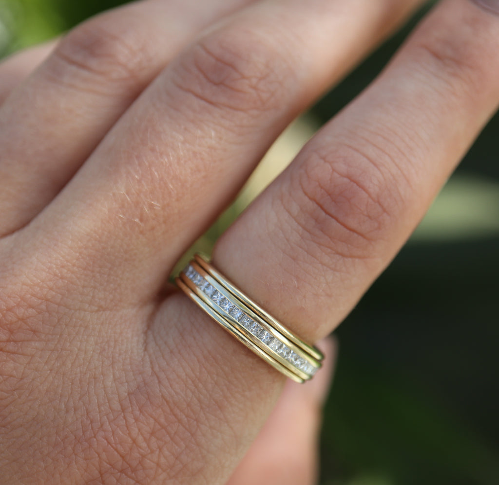 The Twirl Diamond Spinner Ring - Rosedale Jewelry