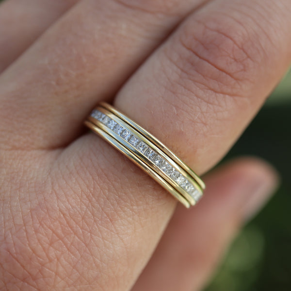 The Twirl Diamond Spinner Ring - Rosedale Jewelry