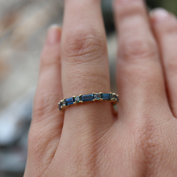 Ultramarine Sapphire Band - Rosedale Jewelry