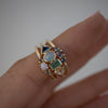 Triad Opal & Sapphire Ring - Rosedale Jewelry