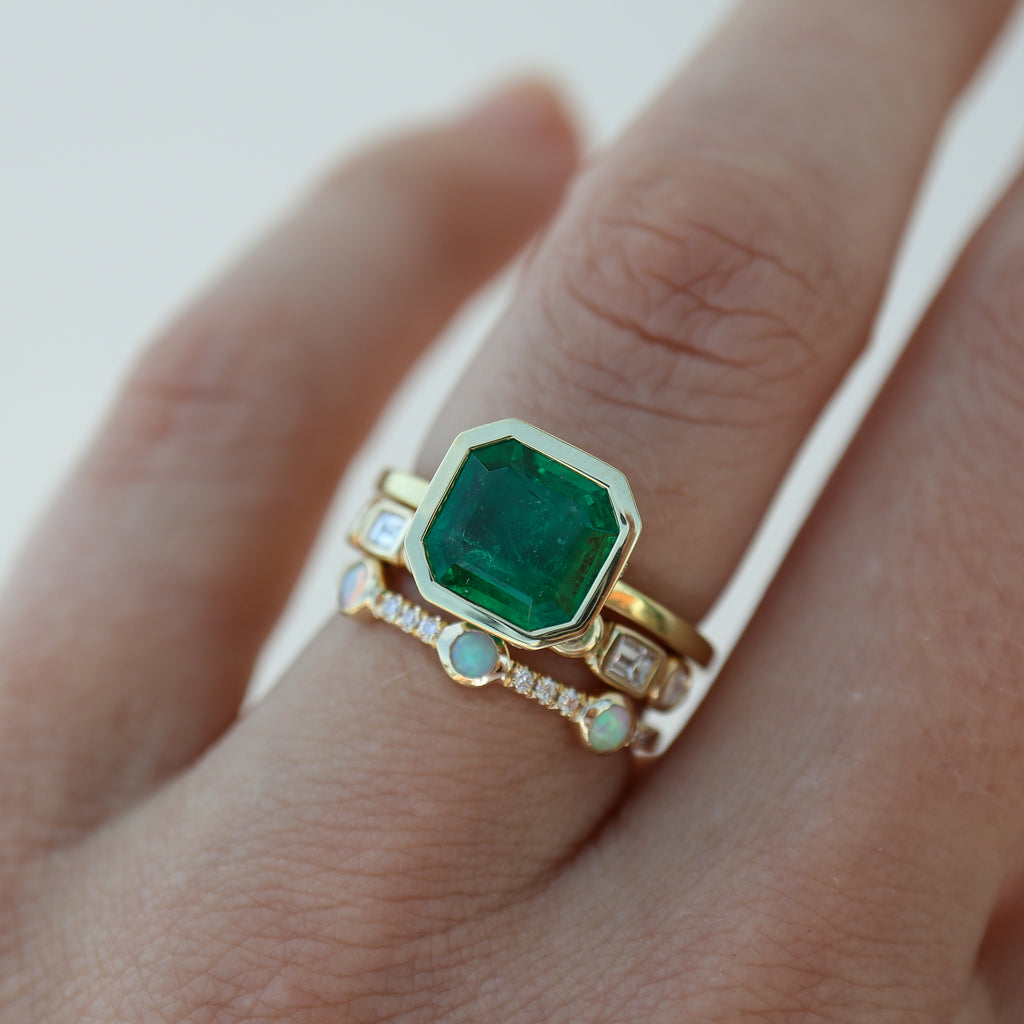 Opal Trinity Ring - Rosedale Jewelry