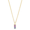 Sapphire Duet Necklace - Purple/Pink - Rosedale Jewelry