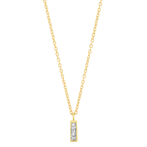 Diamond Triplet Necklace - Rosedale Jewelry