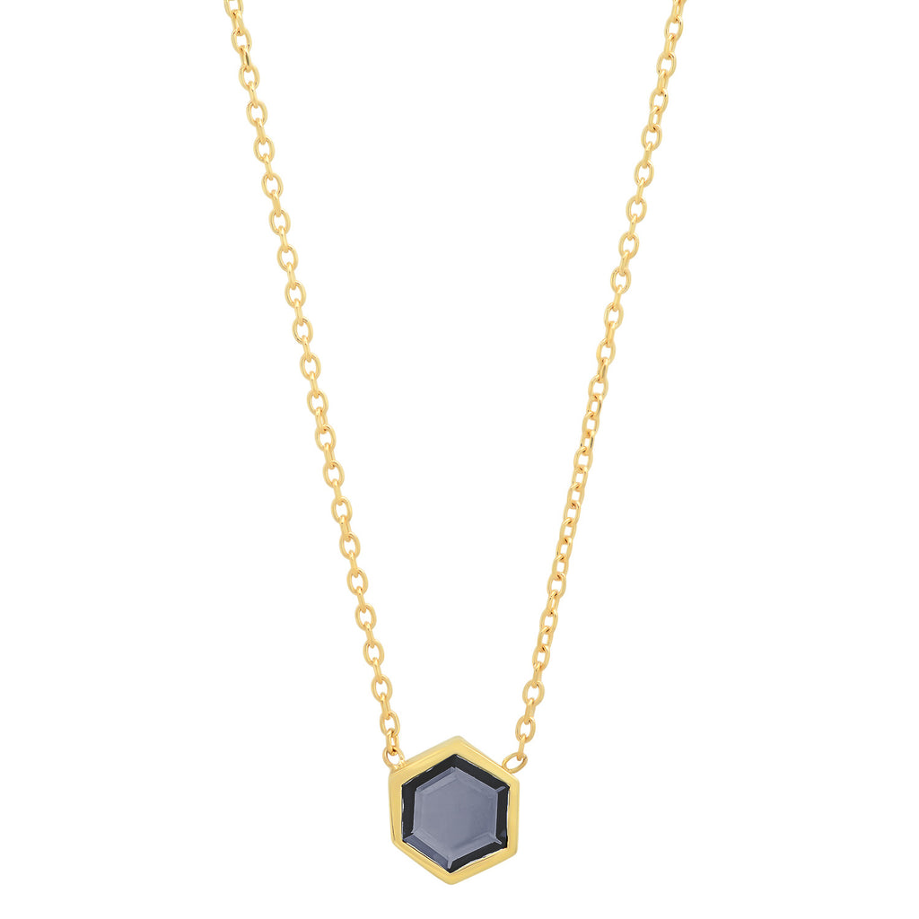 Spinel Hexagon Necklace - Rosedale Jewelry