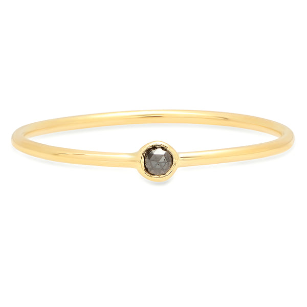 Petite Black Diamond Seedling Ring - Rosedale Jewelry