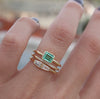 Emerald Cut Emerald Ring - Rosedale Jewelry