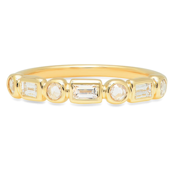 Alternating Diamond Band - Rosedale Jewelry